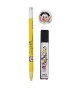 Kit Magali Lapiseira 2mm Borracha E Grafite e 01copo e adesivo e 01 porta lápis para colorir